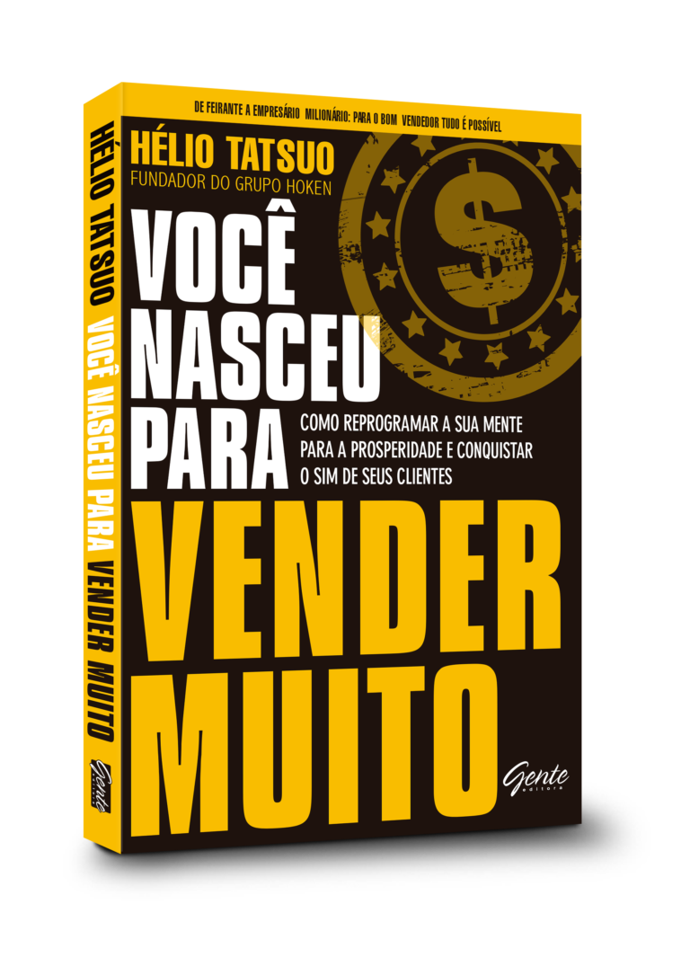 Hélio Tatsuo, fundador do grupo Hoken lança livro sobre poder das vendas