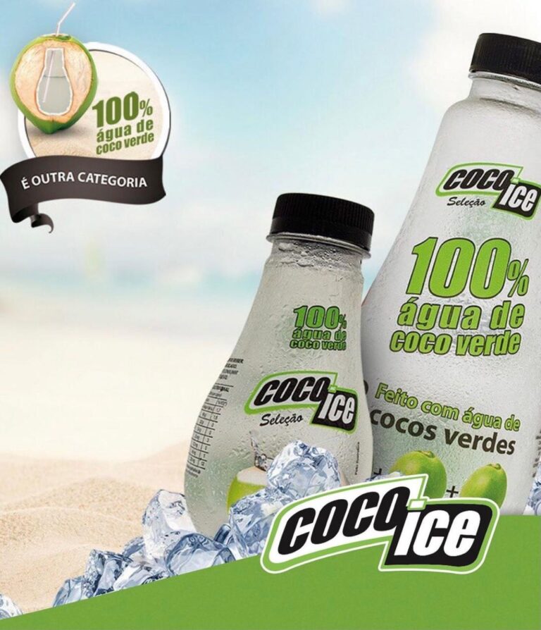 Coco Ice, água de coco pura, chega a região