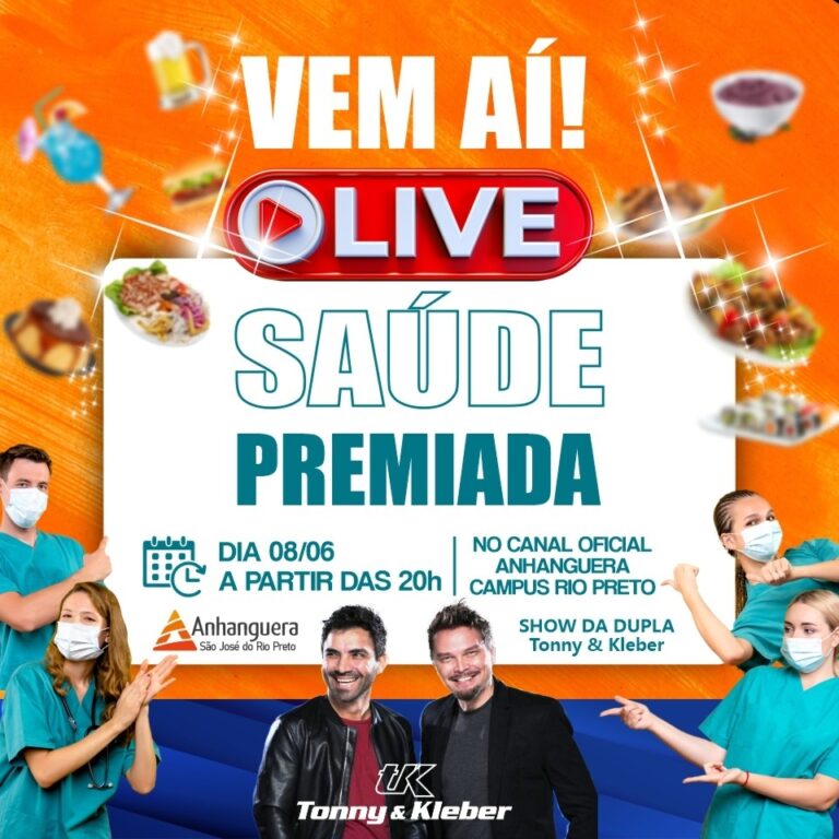 Live com Tonny & Kebler faz homenagem e premia profissionais de saúde