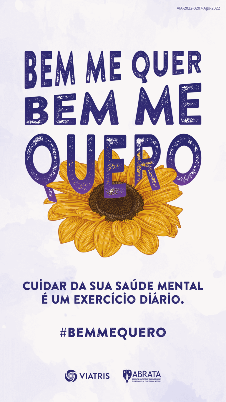 Campanha ‘Bem Me Quer, Bem Me Quero’ alerta para a valorização do autocuidado em prol da saúde mental