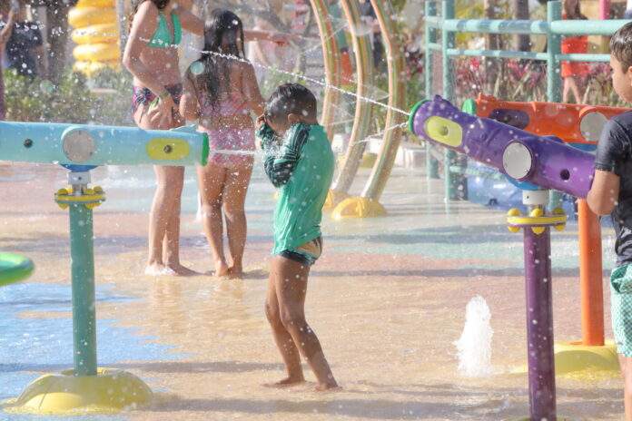 Hot Beach Olímpia ostenta o título de maior área infantil em parques aquáticos na América do Sul