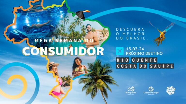 Semana do Consumidor: Costa do Sauípe, Rio Quente Resorts e Hot Park têm quase 40% de desconto